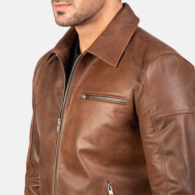 Lavendard Classic Biker Jacket - Image 8
