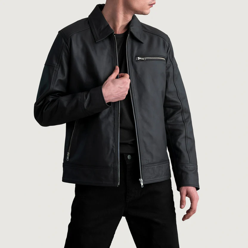 Lavendard Classic Biker Jacket - Image 4