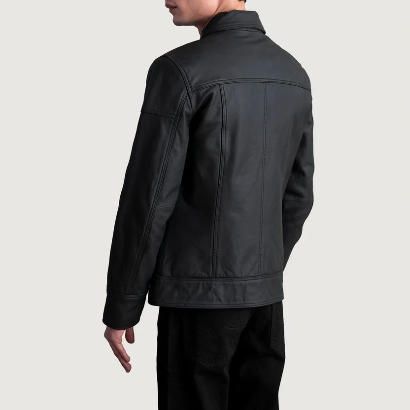 Lavendard Classic Biker Jacket - Image 3