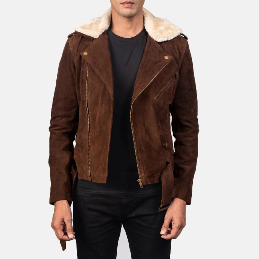 Furton Leather Biker Jacket – Men Biker Jacket | Vorann UK