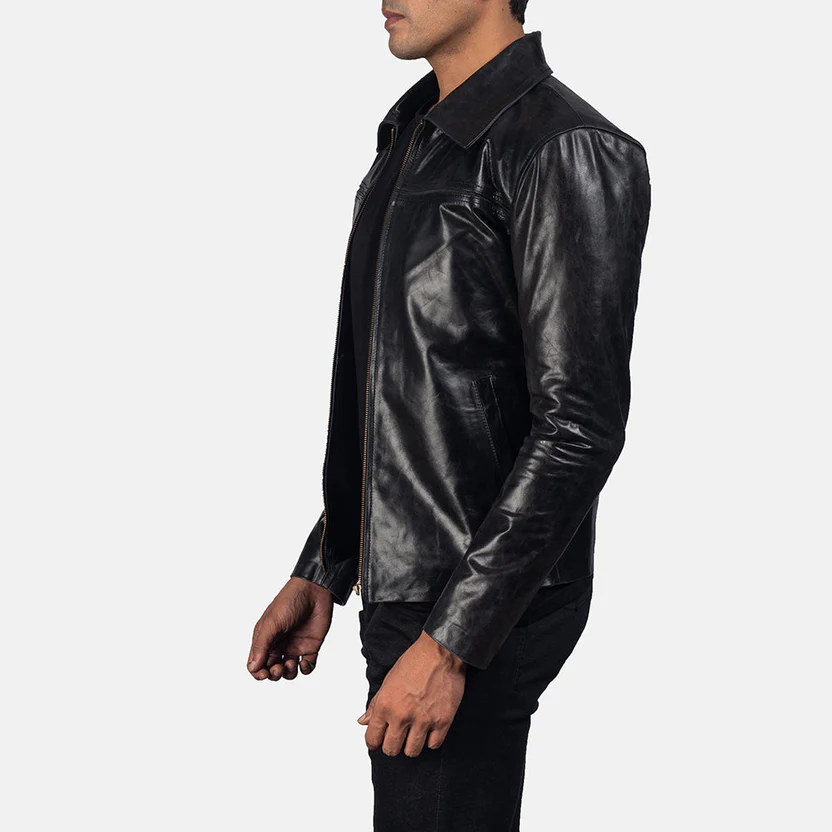 Urban Crest Leather Jacket - Image 9