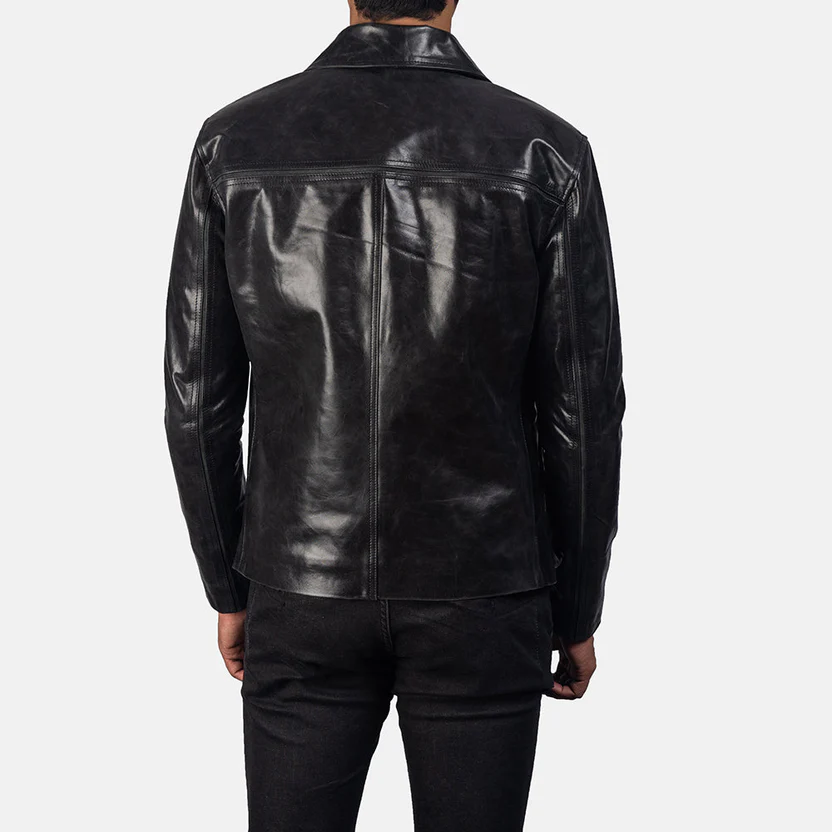Urban Crest Leather Jacket - Image 12