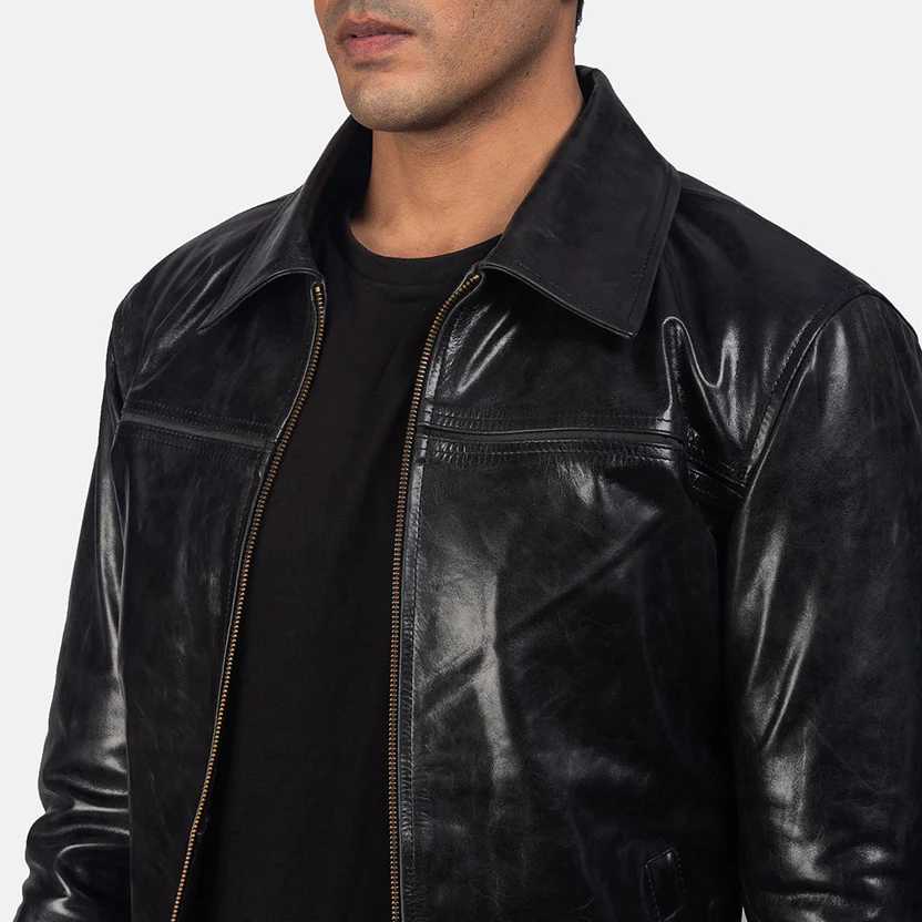 Urban Crest Leather Jacket - Image 10