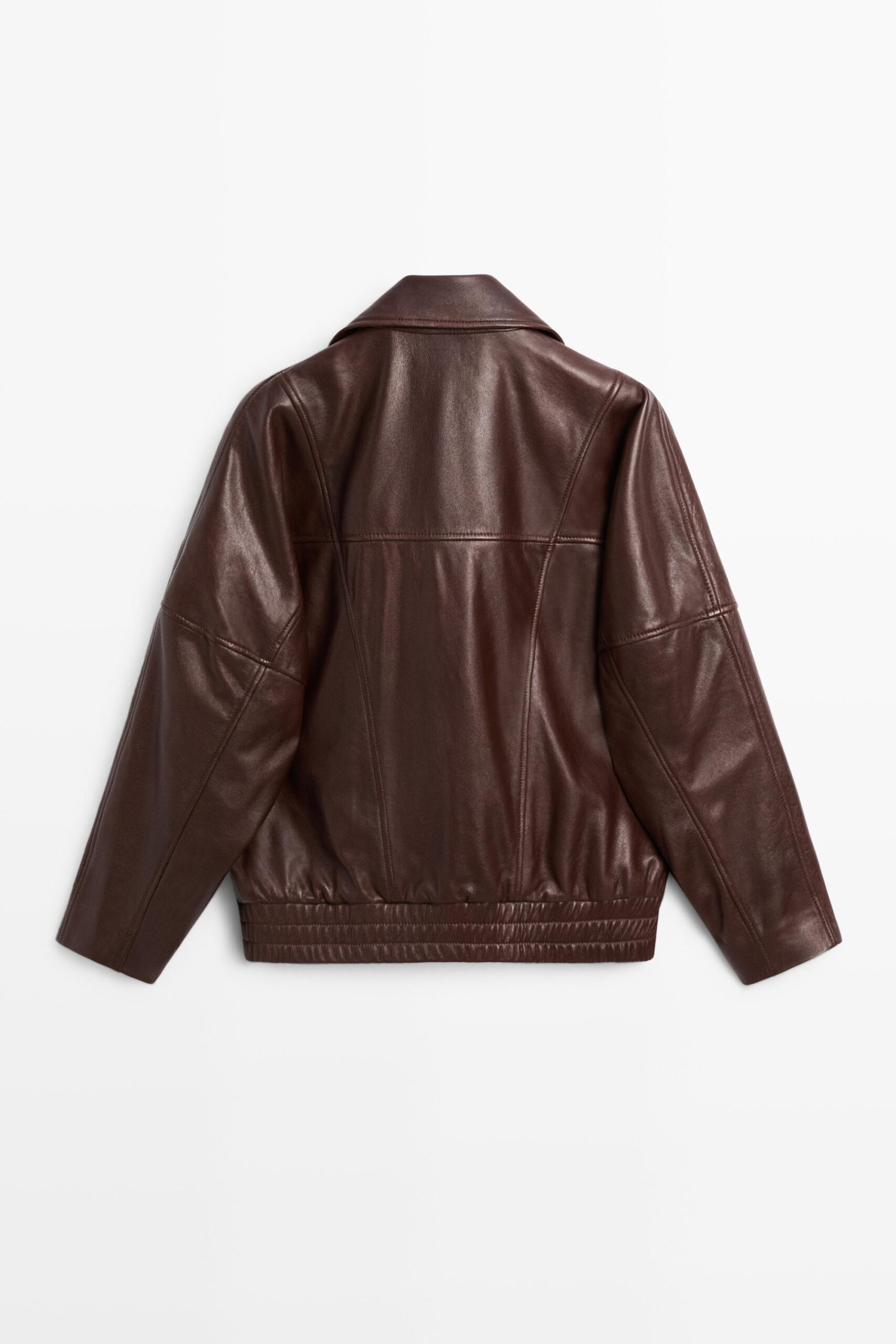 Leather Bomber Jacket For Women | Double Breasted - Image 6