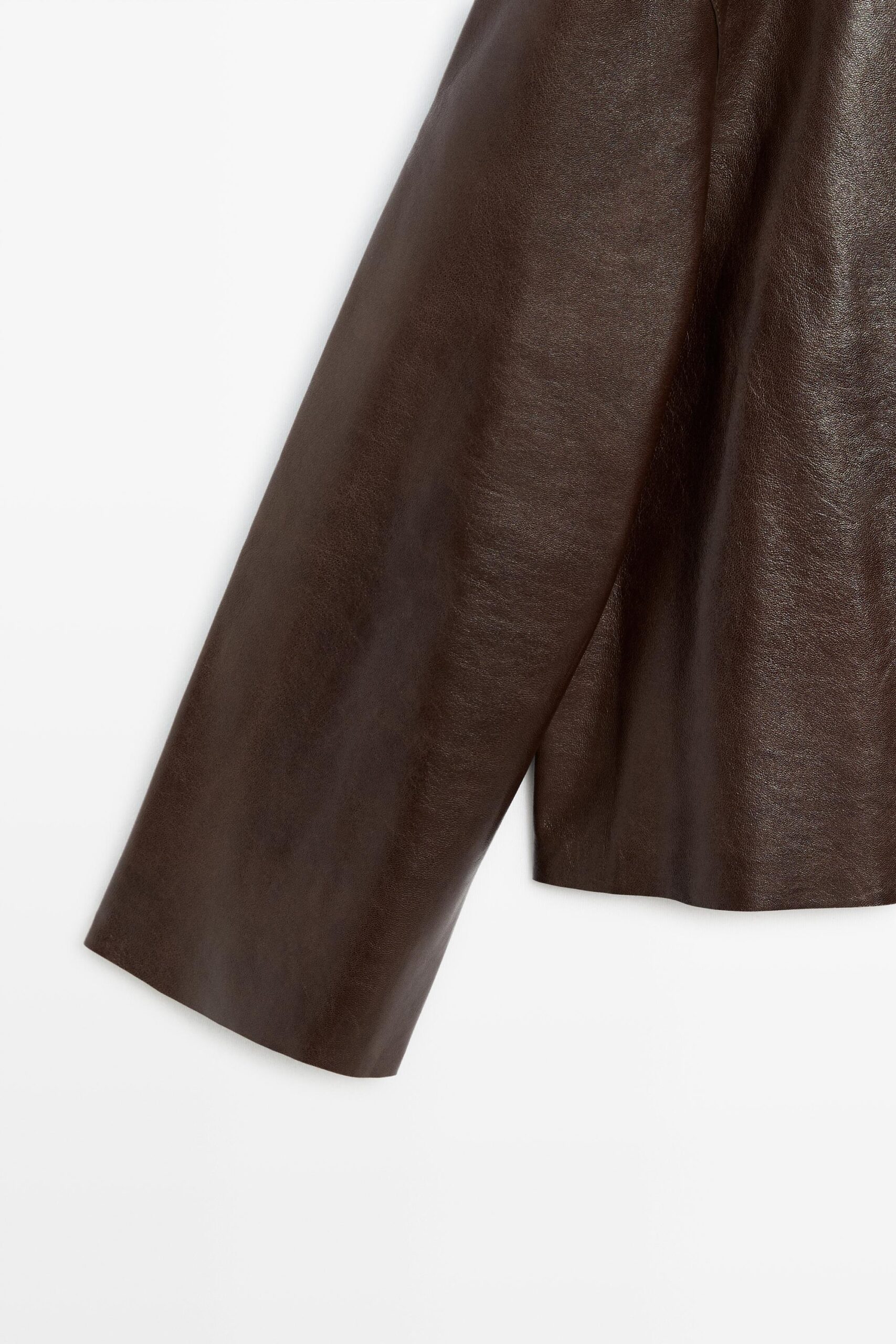 Sheepskin Nappa Toggle Leather Jacket - Image 6