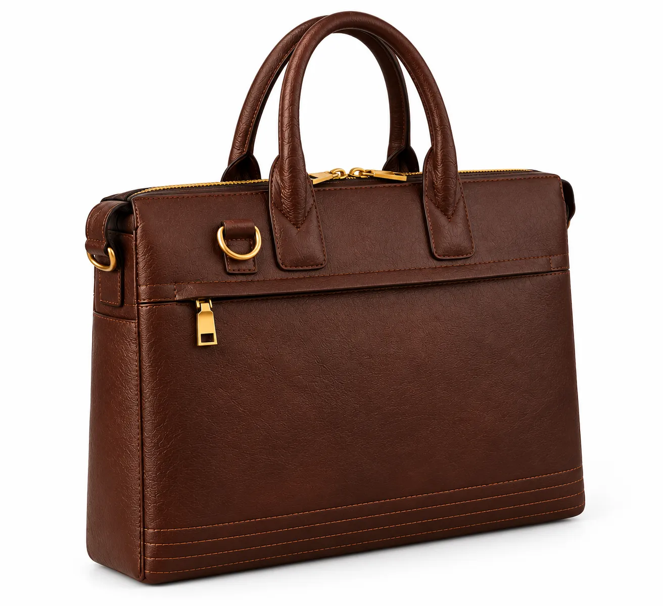 Bravello Leather Briefcase - Image 2