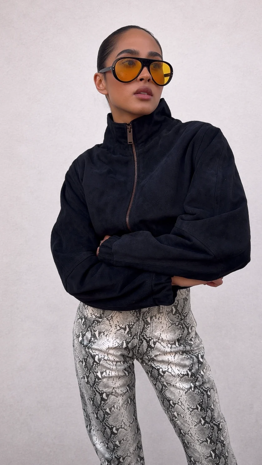 Bovelle Suede Blouson - Image 2