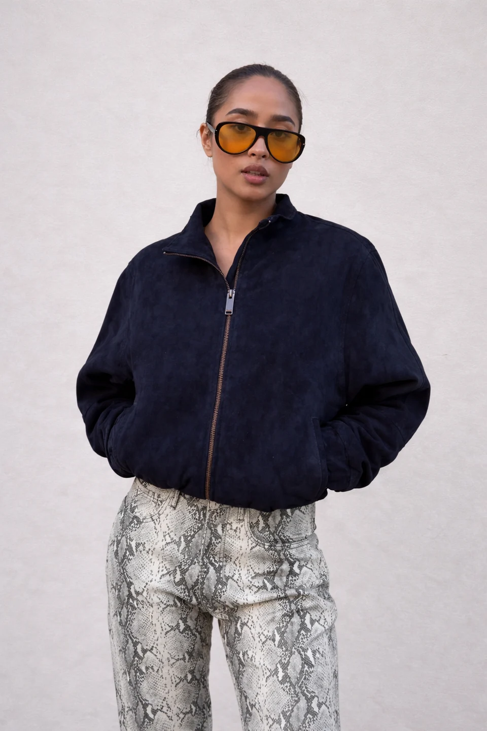 Bovelle Suede Blouson