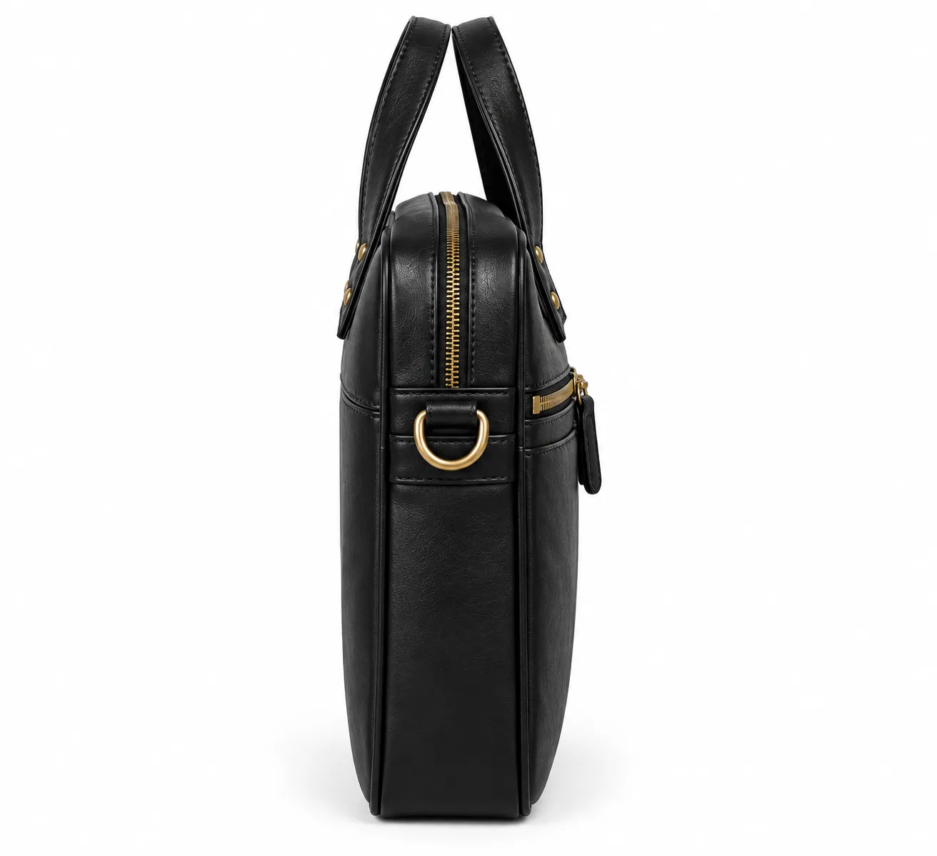 Veyron Buffalo Leather Briefcase - Image 3