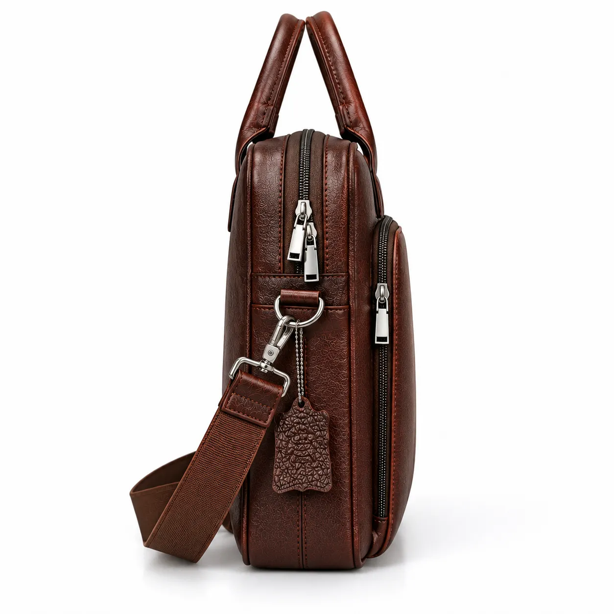 Averon Signature Leather Briefcase - Image 3